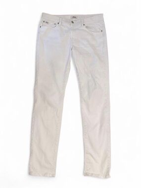 Polo Ralph Lauren Women’s Slim Straight White Jean Pants
